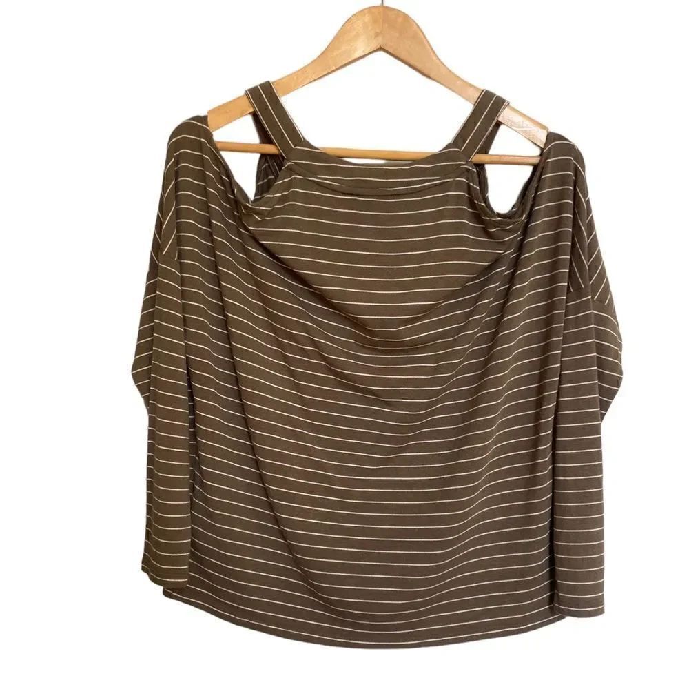 Express Cold Shoulder Top Size Small - Picture 2 of 5